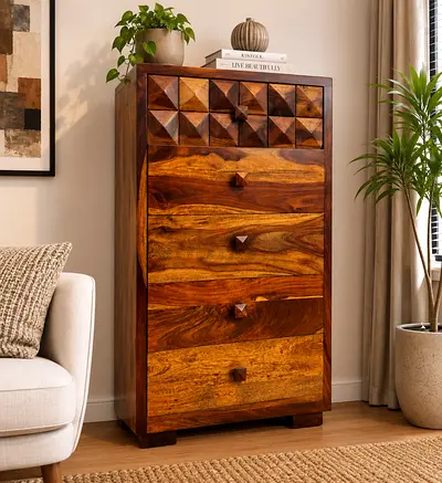 Marina Home Solid Wood Chest Of Drawers