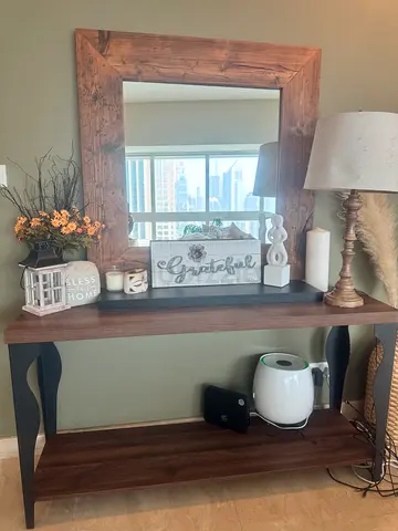Console and mirror