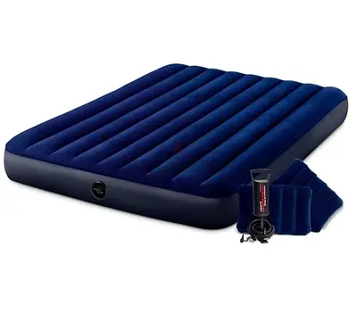 Inflatable Air Mattress with pillows and pump