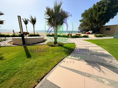 Royal Apartment Three Bedrooms For Rent In Al Khan Beach Free Ac Over 2500 Sqft Luxury Layout With Private Beach Access Two Terraces Two Parking