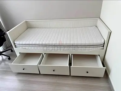 Ikea hemnes day bed with mattress 2