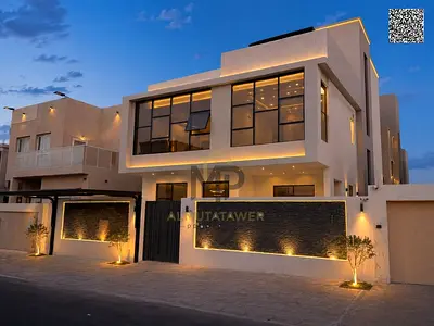 Dream villa in Al Zahia – Ajman | 5 master bedrooms | Ground + First + Roof | Luxurious design and