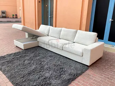 Looks like brand new IKEA Vimle Four Seater L Shape Sofa Beige