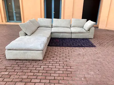 Looks like new Condition Pan Home pianca feather 🪶 filled Modular Living room Sofa