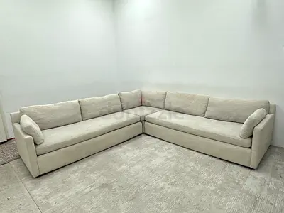 Looks great condition west elm corner sofa