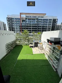 Furnished Studio | Azizi Riviera 34 | Balcony with City View