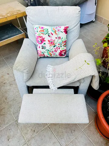 Pottery Barn Reclining Swivel Chair