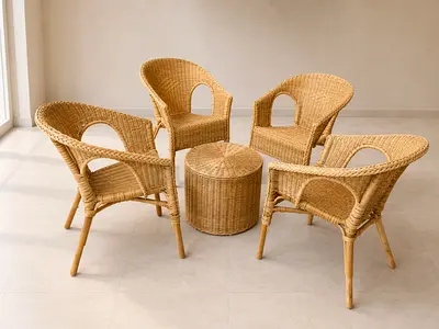 5-Piece Wicker Patio Furniture Set