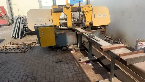 Used Bekum BMSY 550 Industrial Horizontal Bandsaw - Heavy Duty Metal Cutting