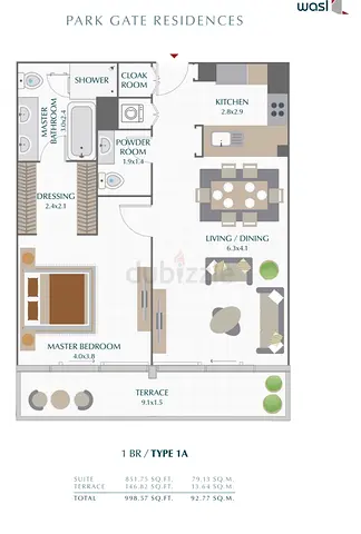 1 BHK AVAILABLE- PARK GATE RESIDENCES- NO commission