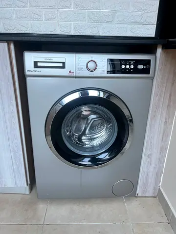 Hoover 6kg Front Load Washing Machine - Silver, Good Working Condition