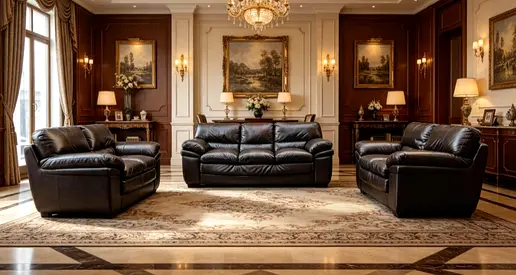 Sofa Leather 7 Seater