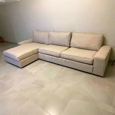 As new IKEA Kivik L SHAPE SOFA BEIGE
