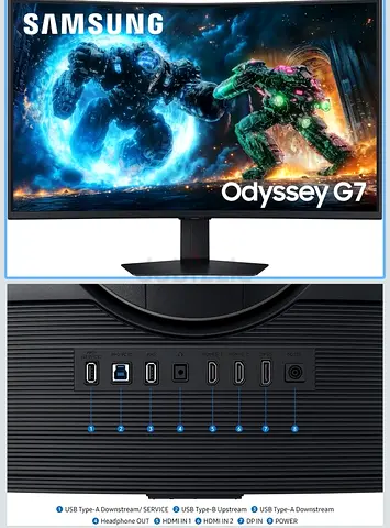 Samsung Ultra Wide Gaming Monitor 37" G7 G750F 4K, 165hz, new condition