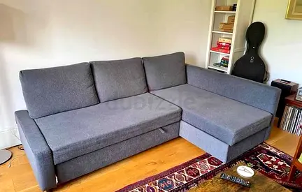 L shape sofa bed with storage Ikea