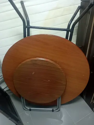 Two folding table