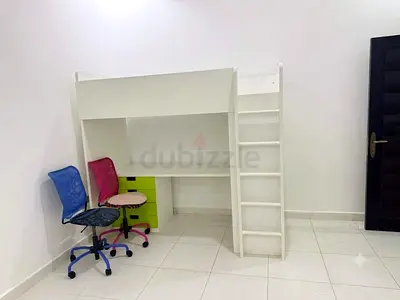 ikea loft bed, bunk bed, loft bed with desk, kids bed, study desk, ikea smastad, kids wardrobe, desk