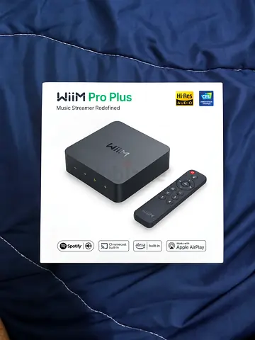 WiiM Pro Plus Hi-Res Music Streamer with Remote - New/Boxed
