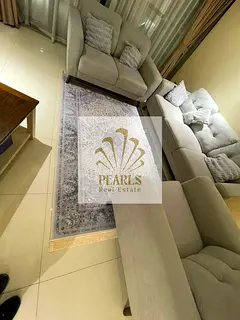Annual rental in Ajman – Gulfa Towers. Spacious luxury furnished 1-bedroom apartment with 2 bathro