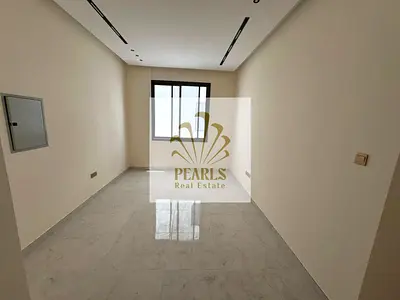 Luxury & Spacious 1BR for annual rent in Al Jurf 3, first tenant, 1 month free, balcony, 2 bathrooms, central AC.