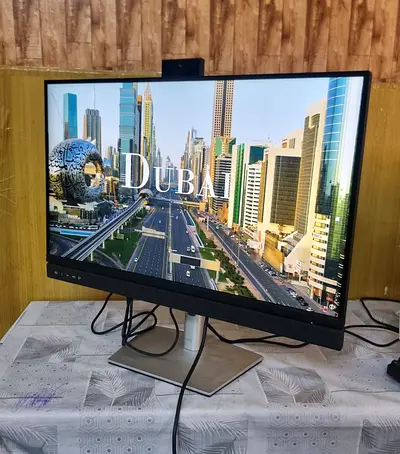 Dell 27-inches, 2K Monitor | Built-in WebCam + Speakers + USB-C docking.