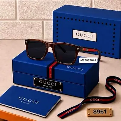 Gucci Men's Sunglasses with Original Box & Case