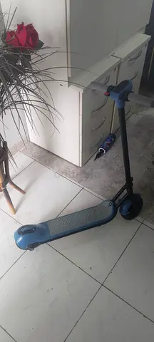 Electric kick scooter - light blue, good working condition