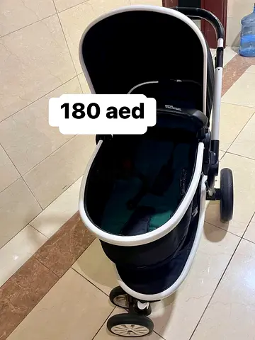 Sturdy Baby Stroller with Adjustable Canopy
