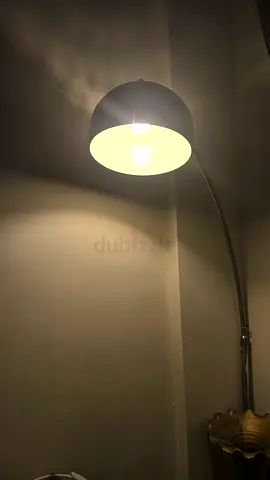 Adjustable Arc Floor Lamp with Dome Shade - Minimal Design