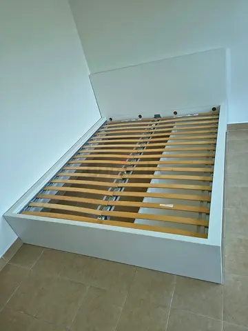 Upgrade your bedroom with a flawless, queen-size IKEA Malam bed and stain-free mattress