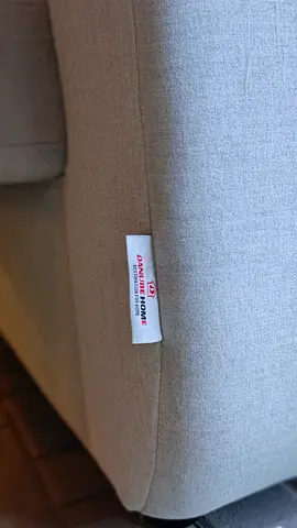 Light grey fabric 1-seater sofa (good condition) - Daniel Home