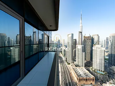 Full Burj Khalifa & Downtown Views | Semi-Furnished 3BR | Ready to Move In