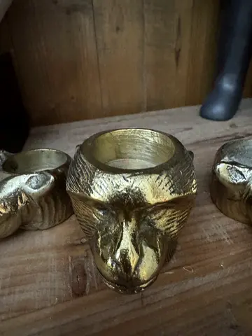 x4 Indigo Living candlelight holders