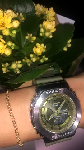 Casio G-Shock GA-B2100 style green/olive men's watch (used)