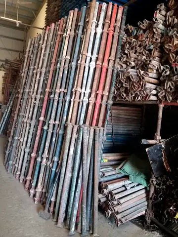Scaffolding Steel Used , plywood and white wood Available.