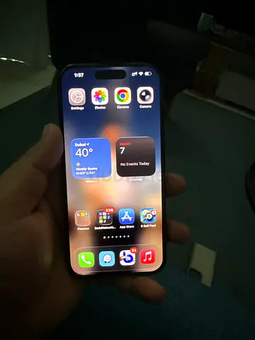 Apple iPhone 15 pro 128 gb with very small dot at display you can see in photos.
