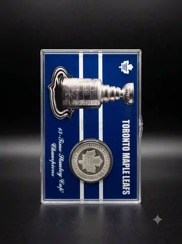 Toronto Maple Leafs 13-Time Stanley Cup Champions Collectible Coin Card