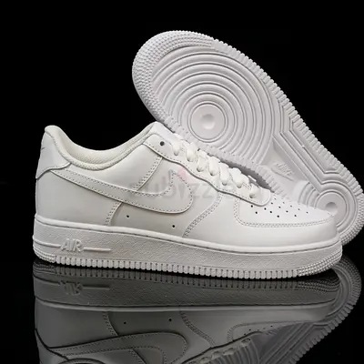 Classic All-White Nike Air Force 1 Low Sneakers - All size Available