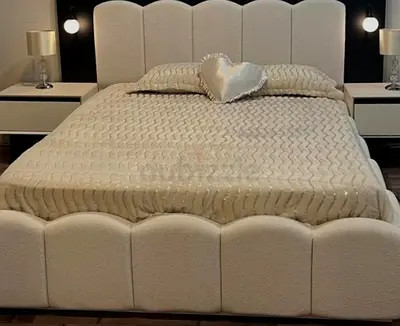 Brand New beige colour 160*200 queen size Bed