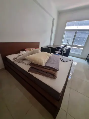 Bed frame and mattress
