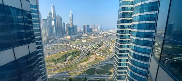 مكتب مجهز | خليج جميرا X2 | منظر وسط المدينة