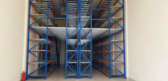 Racks mezzanine floor heavy duty metal storage warehouse shelving