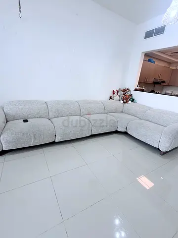 Almost new Sofa with incline one FREE center table