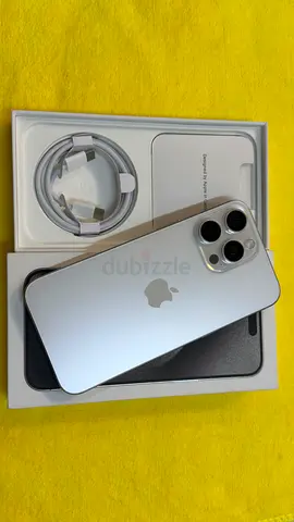 Iphone 15 promax 256gb white titanium