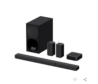 Sony 5.1 Wireless Soundbar System with Subwoofer and Rear Speakers almost new