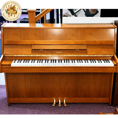 Kawai Teak Wood Piano Made After 1985