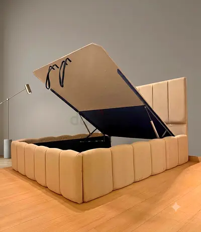 Brand New Luxury Design Hydraulic Storage Bed King Size