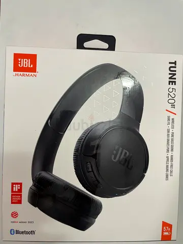 JBL Tune 520BT Wireless On-Ear Headphones - Black (Like New)