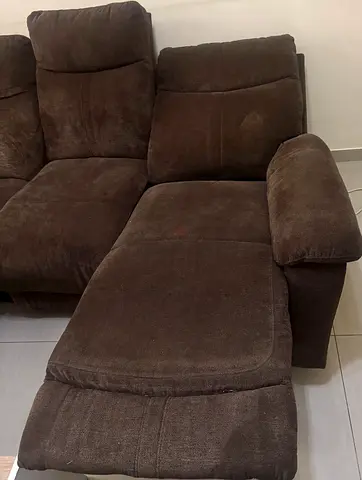 Brown 3-Seater Recliner Sofa For sale (Danube homes)