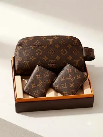 Mastercopy - LV Monogram Toiletry Pouch with Card Holder & wallet